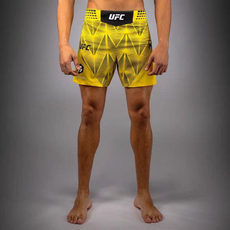 Venum UFC Zenith Customizable Fight Night Shorts - Yellow