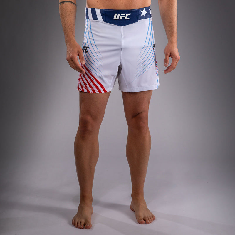 Fight Night Shorts White