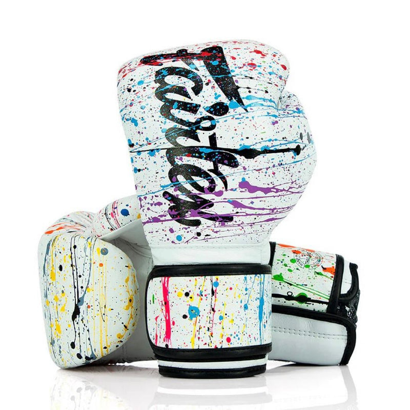 FAIRTEX MICROFIBER GLOVES BGV14 – ART COLLECTION: BLACK/PAINTER
