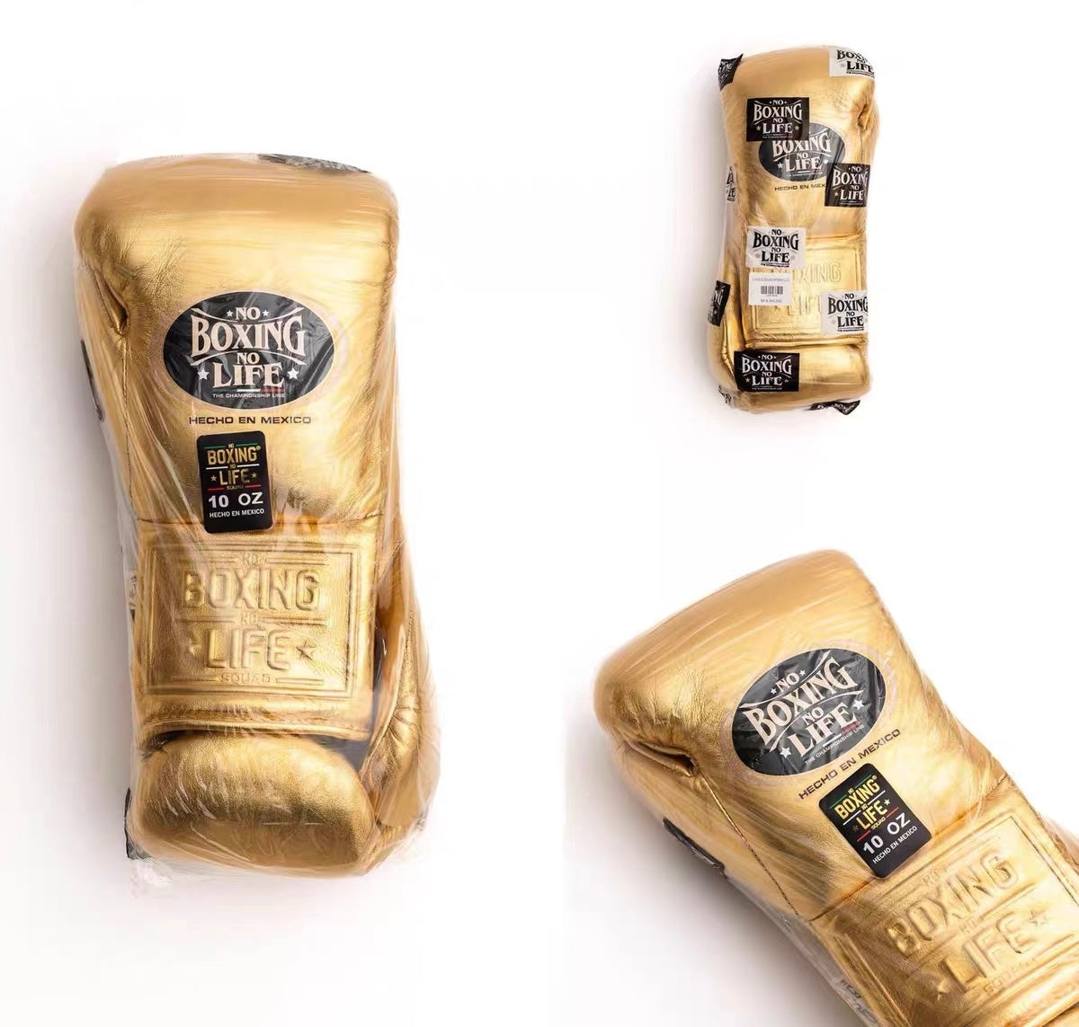 NoboxingNolife Training Gloves Gold