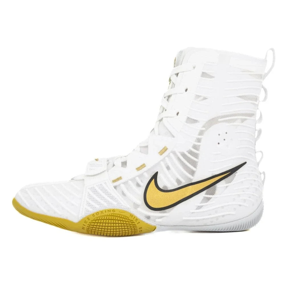 Nike HyperKO 3 Boxing Boots White/Gold