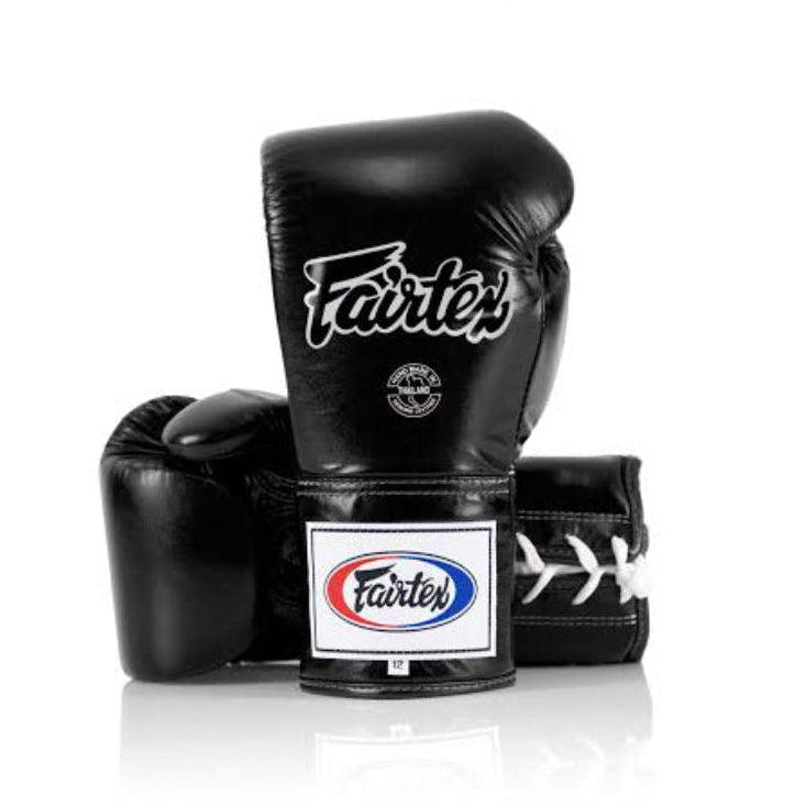 FAIRTEX BGL6 PRO COMPETITION GLOVES - LOCKED THUMB (LEATHER)