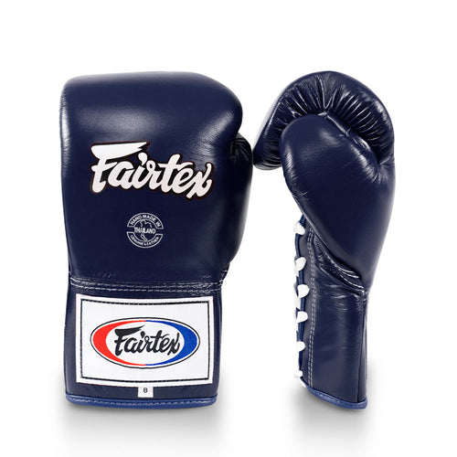 FAIRTEX BGL6 PRO COMPETITION GLOVES - LOCKED THUMB (LEATHER)