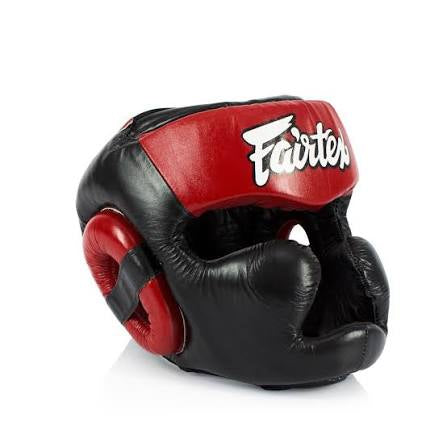 FAIRTEX HG13 DIAGONAL VISION SPARRING HEADGUARD – LACE-UP HEAD