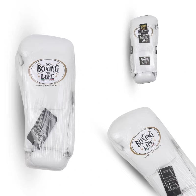 NoboxingNolife Training Gloves Solid White