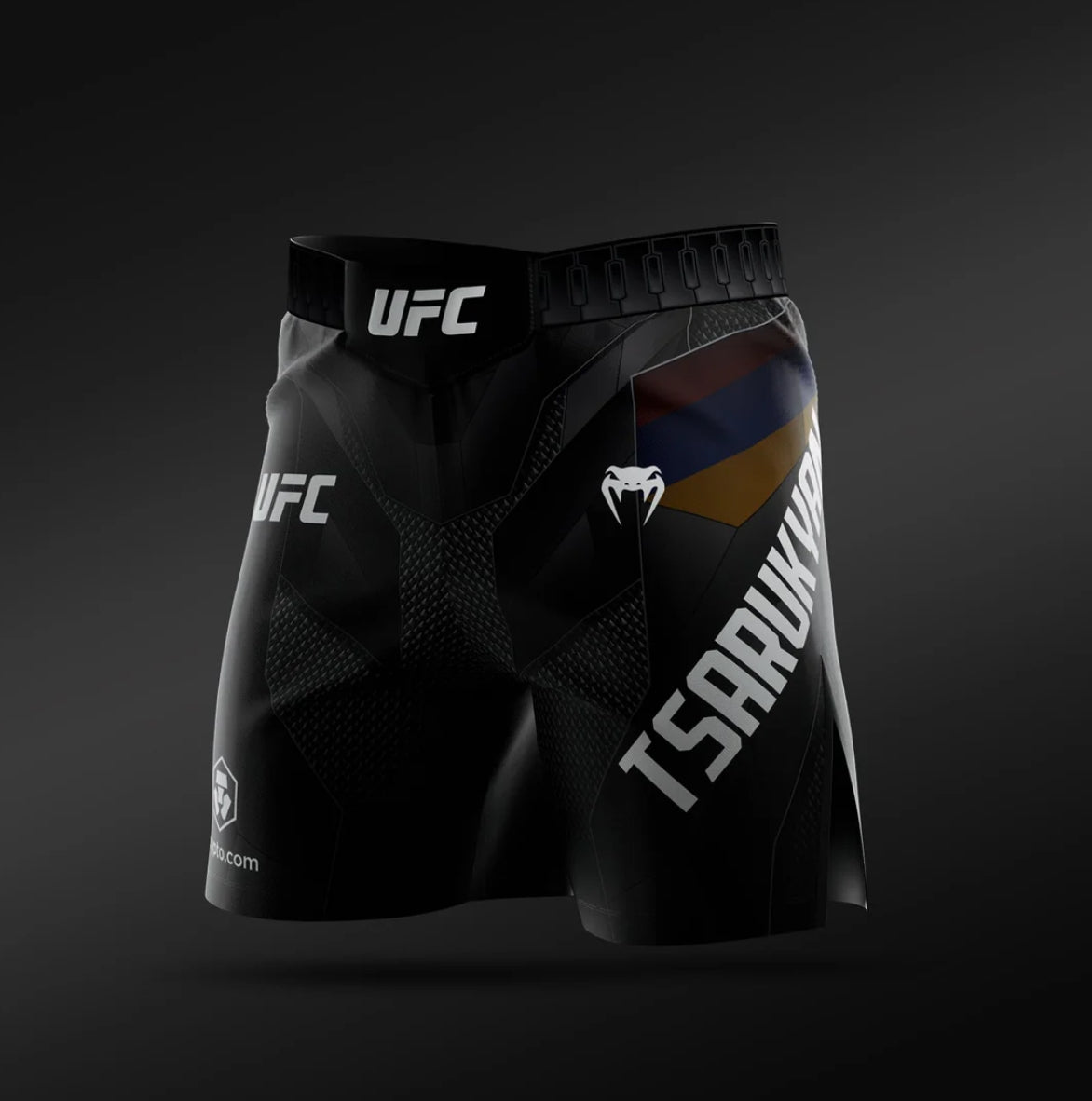 UFC Unrivaled by VenumMen’s Adrenaline Black Arman Tsarukyan Short Fit Fight Short